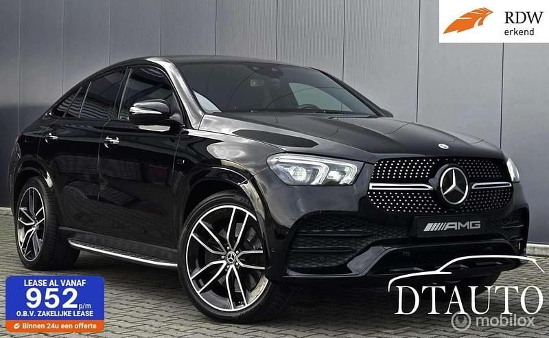 Zwart Occasion 2021 Mercedes GLE350 Premium Plus Coupé | € 71.900 (Eerlijke prijs) - Afbeelding 1/4
