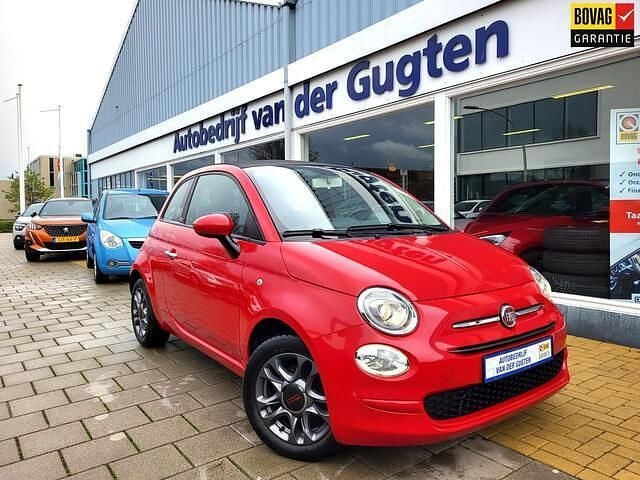 Rood Occasion 2018 Fiat 500C Cabriolet | € 10.500 (Eerlijke prijs) - Afbeelding 1/4