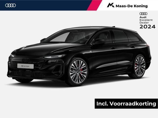Zwart, metallic lak Nieuw 2025 Audi A6 e-tron S-Line Stationwagen | € 88.990 (Eerlijke prijs) - Afbeelding 1/4