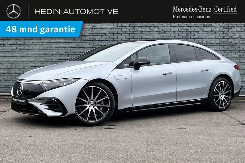 Zilver Gebruikt 2021 Mercedes EQS450+ AMG line Hatchback | € 59.900 (Eerlijke prijs) - Afbeelding 1/3