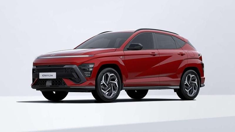 Rood Nieuw 2025 Hyundai Kona N Line SUV | € 39.605 (Eerlijke prijs) - Afbeelding 1/4