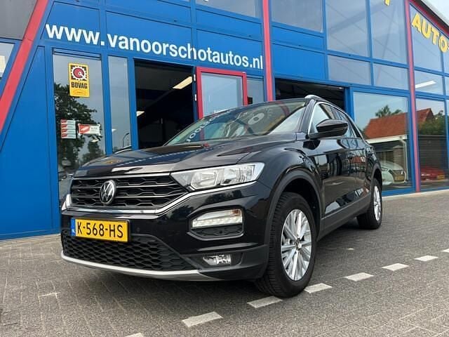 Zwart Gebruikt 2021 VW T-Roc SUV | € 19.950 (Super prijs) - Afbeelding 1/4