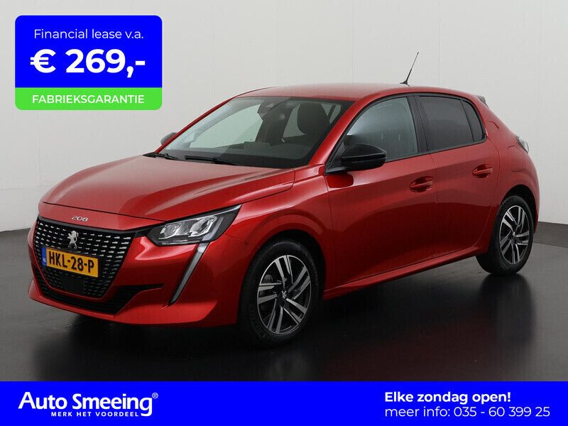 Rood Gebruikt 2024 Peugeot 208 Allure Hatchback | € 19.945 (Eerlijke prijs) - Afbeelding 1/4