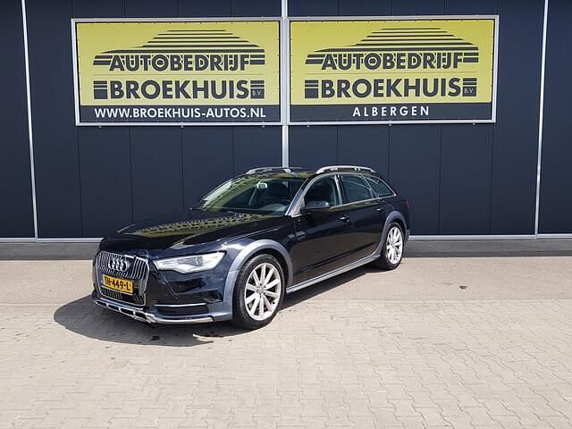 Zwart Gebruikt 2014 Audi A6 Allroad Premium Stationwagen | € 9.350 - Afbeelding 1/4
