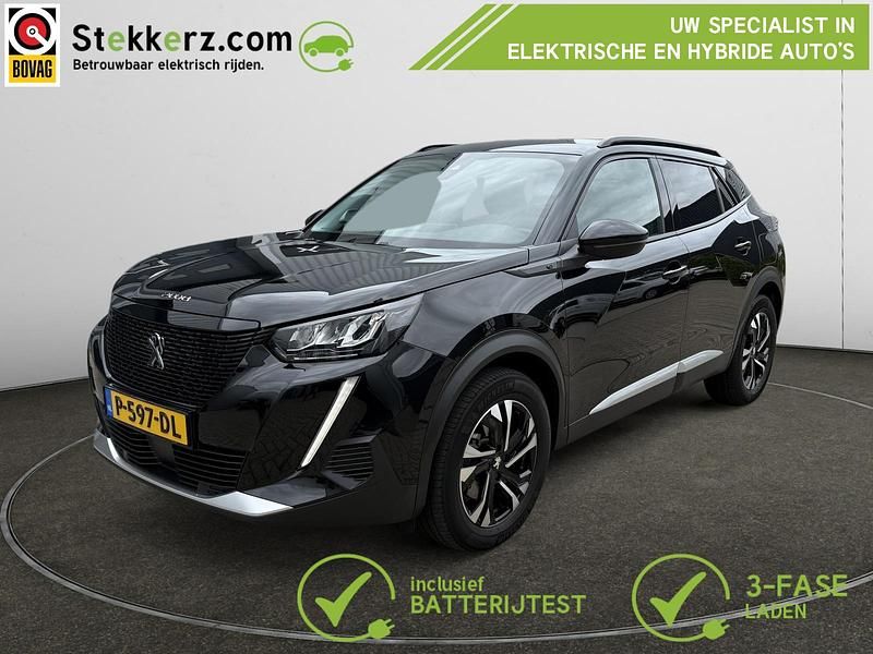 Zwart Gebruikt 2021 Peugeot e-2008 Allure SUV | € 18.295 (Goede deal) - Afbeelding 1/4