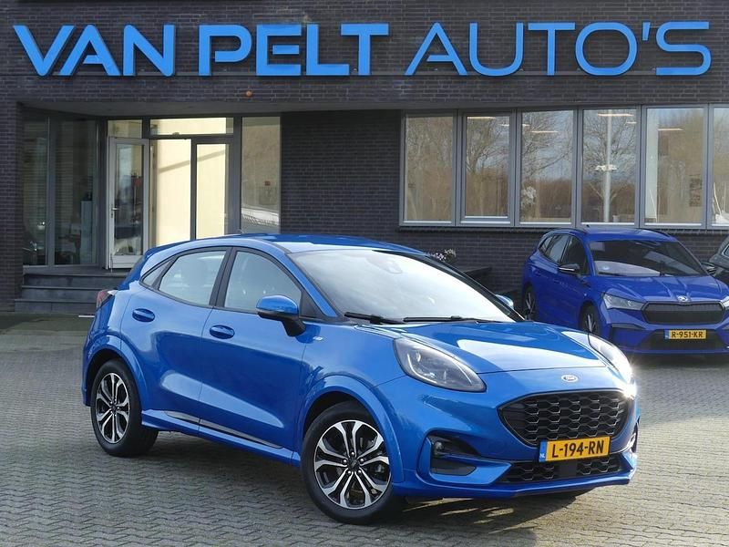 Blauw Occasion 2021 Ford Puma ST-Line SUV | € 15.900 (Eerlijke prijs) - Afbeelding 1/4