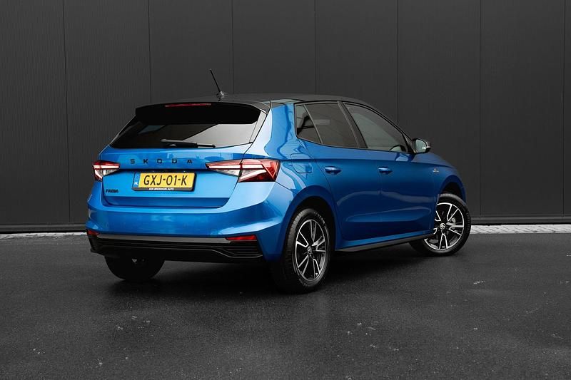 Occasion Skoda Fabia Monte Carlo 116 PK (85 kW) 2024 Blauw Hatchback