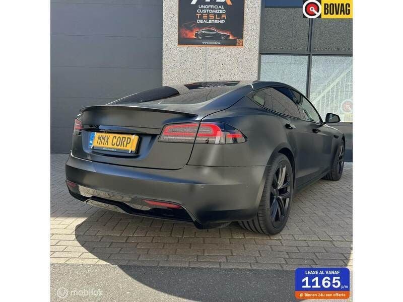 Wit Gebruikt 2022 Tesla Model S Plaid+ Sedan | € 84.999 (Duur) - Afbeelding 1/4