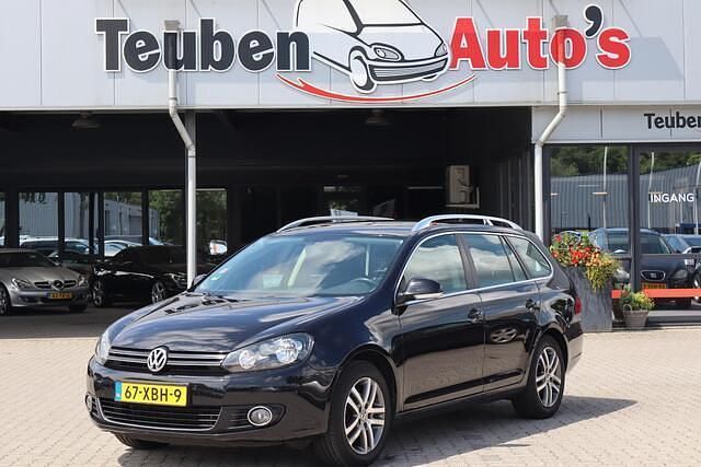 Zwart Gebruikt 2012 VW Golf VII Executive Stationwagen | € 3.695 (Goede deal) - Afbeelding 1/4