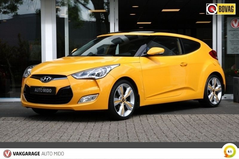 Geel Gebruikt 2011 Hyundai Veloster Hatchback | € 14.845 - Afbeelding 1/4