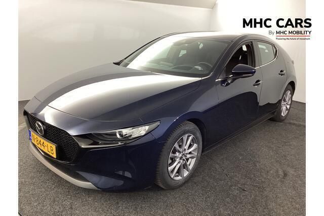 Blauw, metallic lak Gebruikt 2021 Mazda 3 Hatchback | € 22.400 (Eerlijke prijs) - Afbeelding 1/4