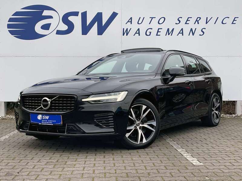 Zwart Gebruikt 2021 Volvo V60 R-Design Stationwagen | € 36.950 (Eerlijke prijs) - Afbeelding 1/4