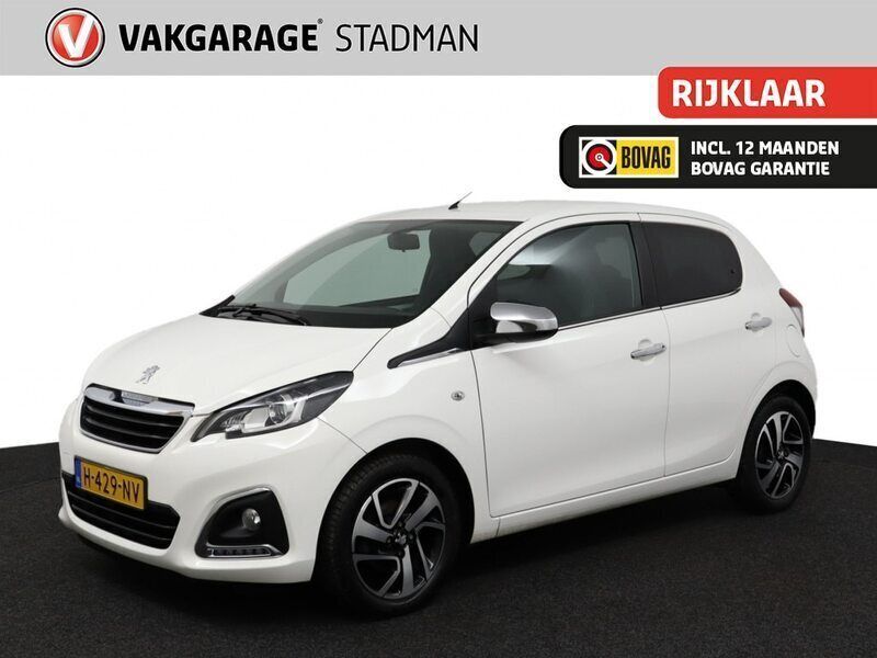 Wit Gebruikt 2020 Peugeot 108 Allure Hatchback | € 9.650 (Eerlijke prijs) - Afbeelding 1/4