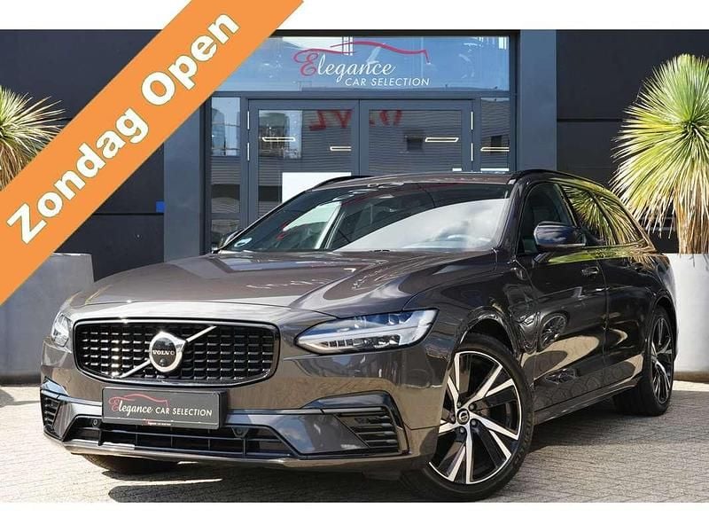 Grijs, metallic lak Gebruikt 2022 Volvo V90 R-Design Stationwagen | € 42.950 (Goede deal) - Afbeelding 1/4
