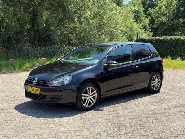 Zwart Gebruikt 2009 VW Golf VI Trendline Hatchback | € 2.750 (Goede deal) - Afbeelding 1/4
