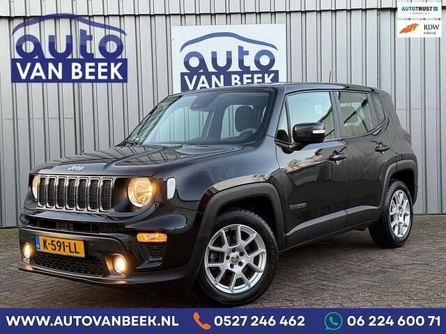Zwart Occasion 2021 Jeep Renegade Longitude SUV | € 14.950 (Super prijs) - Afbeelding 1/4