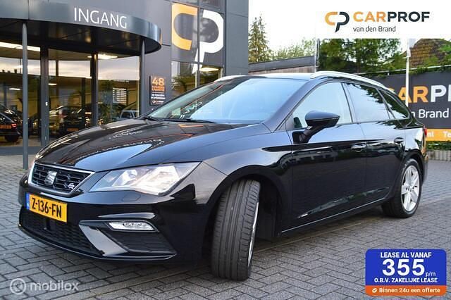 Zwart Gebruikt 2020 Seat Leon ST FR Stationwagen | € 21.950 (Goede deal) - Afbeelding 1/4