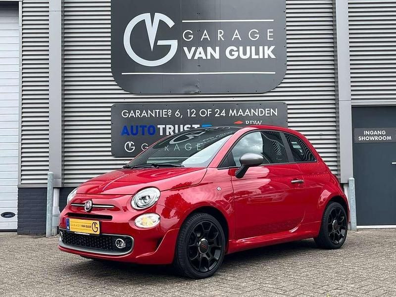 Rood Gebruikt 2017 Fiat 500C S Cabriolet | € 9.995 (Eerlijke prijs) - Afbeelding 1/3