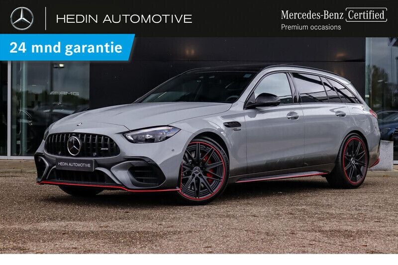 Grijs, metallic lak Gebruikt 2025 Mercedes C63S AMG Edition Stationwagen | € 136.495 - Afbeelding 1/4