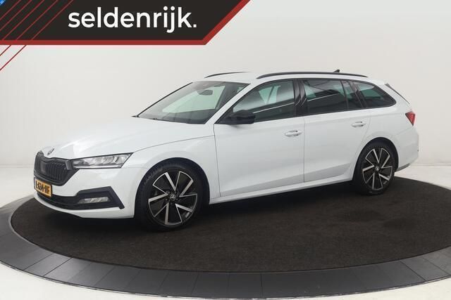 Wit Gebruikt 2021 Skoda Octavia Sport Stationwagen | € 15.900 (Eerlijke prijs) - Afbeelding 1/4
