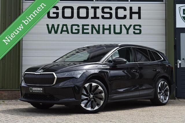 Zwart Gebruikt 2021 Skoda Enyaq iV SUV | € 28.750 (Goede deal) - Afbeelding 1/4