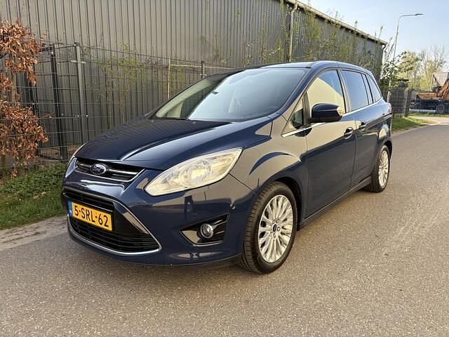 Blauw Gebruikt 2013 Ford Grand C-Max Titanium MPV | € 4.699 (Eerlijke prijs) - Afbeelding 1/4