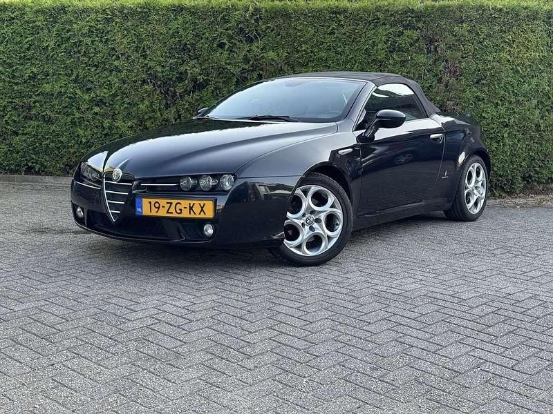 Zwart Gebruikt 2006 Alfa Romeo Spider Exclusive Cabriolet | € 8.900 (Super prijs) - Afbeelding 1/4