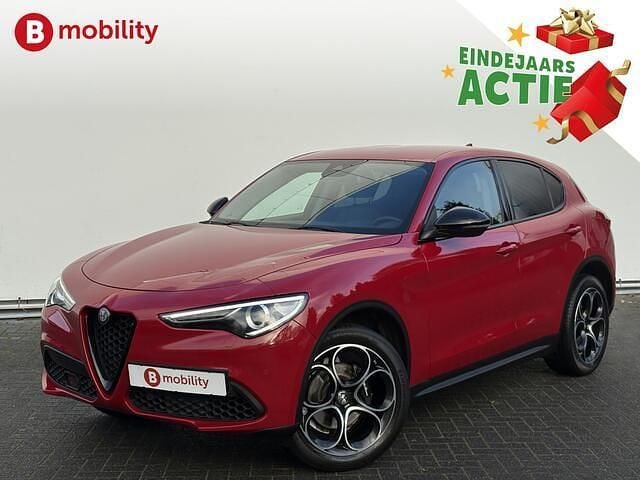 Rood Occasion 2020 Alfa Romeo Stelvio Tech Edition SUV | € 33.895 (Super prijs) - Afbeelding 1/4