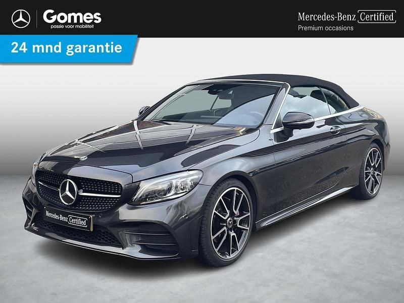 Grijs Occasion 2022 Mercedes C180 Sport Edition Cabriolet | € 46.950 (Eerlijke prijs) - Afbeelding 1/4