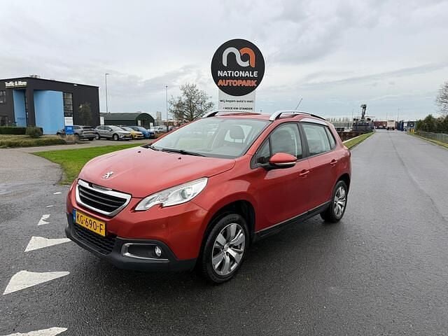 Rood Gebruikt 2016 Peugeot 2008 SUV | € 4.995 (Super prijs) - Afbeelding 1/4