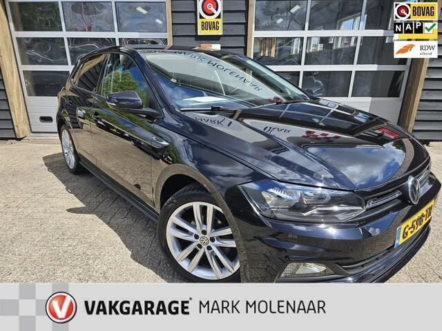 Zwart Gebruikt 2019 VW Polo R-line Hatchback | € 15.950 (Iets duurder) - Afbeelding 1/4