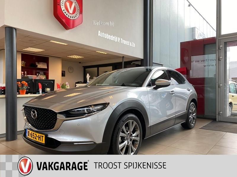 Grijs Occasion 2021 Mazda CX-30 Luxury SUV | € 21.950 (Iets duurder) - Afbeelding 1/4