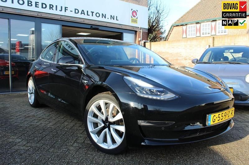 Zwart Occasion 2019 Tesla Model 3 Long Range AWD Sedan | € 23.950 (Eerlijke prijs) - Afbeelding 1/4