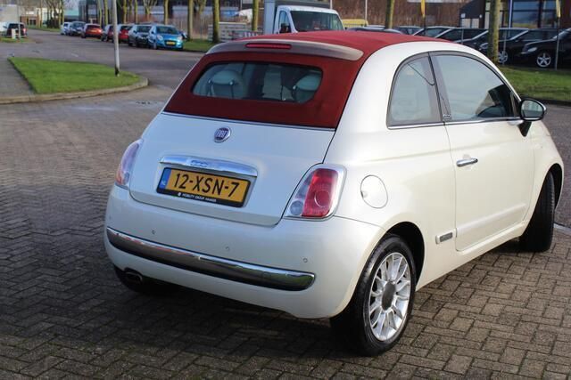 Occasion Fiat 500C Lounge 86 PK (63 kW) 2012 Wit, metallic lak Cabriolet
