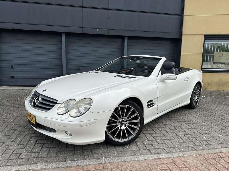 Wit Gebruikt 2005 Mercedes SL350 Cabriolet | € 22.750 (Eerlijke prijs) - Afbeelding 1/4