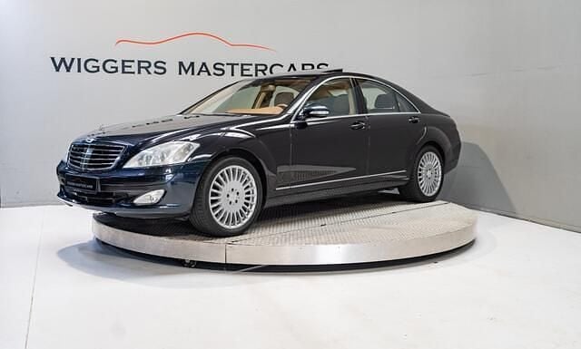 Zwart Gebruikt 2009 Mercedes S500 Prestige Sedan | € 19.450 (Eerlijke prijs) - Afbeelding 1/4