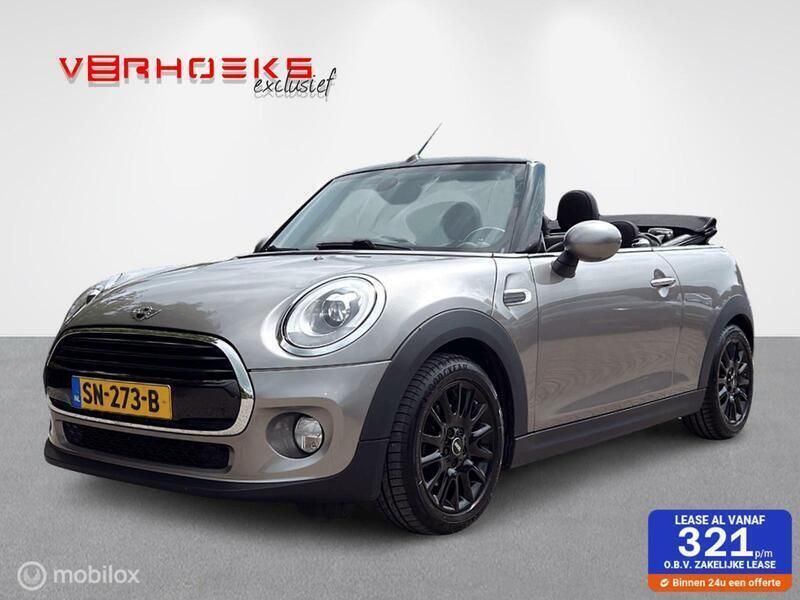 Grijs Gebruikt 2017 Mini Cooper Cabriolet Business Cabriolet | € 19.850 (Eerlijke prijs) - Afbeelding 1/4
