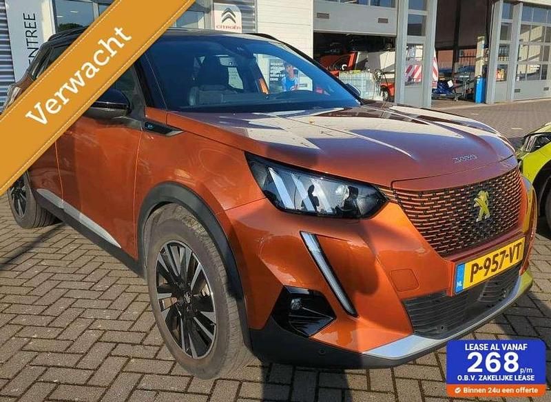 Oranje, metallic lak Gebruikt 2022 Peugeot e-2008 GT SUV | € 19.999 (Eerlijke prijs) - Afbeelding 1/3