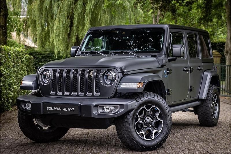 Grijs Gebruikt 2023 Jeep Wrangler Unlimited Rubicon SUV | € 67.950 (Super prijs) - Afbeelding 1/4