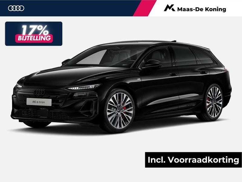 Zwart, metallic lak Nieuw 2025 Audi A6 e-tron S-Line Stationwagen | € 88.990 (Eerlijke prijs) - Afbeelding 1/4