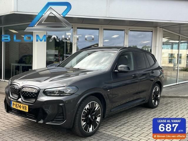 Grijs, metallic lak Gebruikt 2022 BMW iX3 M Sport SUV | € 42.880 (Eerlijke prijs) - Afbeelding 1/4