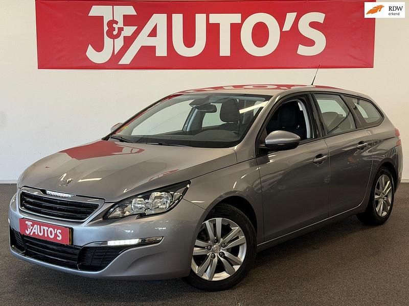 Grijs Occasion 2015 Peugeot 308 Stationwagen | € 4.450 (Super prijs) - Afbeelding 1/4