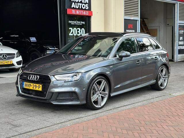 Grijs Gebruikt 2017 Audi A3 Sportback S-Line Hatchback | € 19.950 (Goede deal) - Afbeelding 1/4
