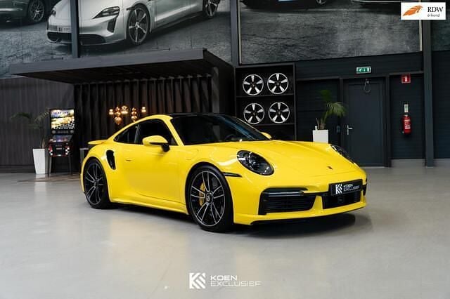 Occasion Porsche 911 Turbo S 649 PK (477 kW) 2021 Geel Coupé