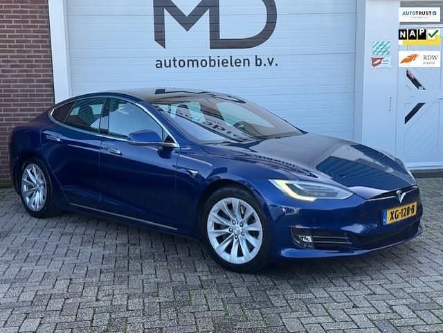 Occasion Tesla Model S 350 kW (476 PK) 2018 Blauw (metallic) Hatchback