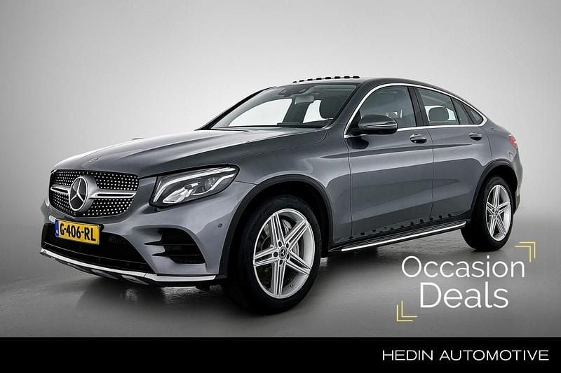 Grijs Occasion 2018 Mercedes GLC250 AMG line Coupé | € 38.900 (Eerlijke prijs) - Afbeelding 1/4