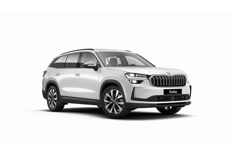 Moonwhite metallic Nieuw 2025 Skoda Kodiaq Business Line SUV | € 54.283 (Eerlijke prijs) - Afbeelding 1/4