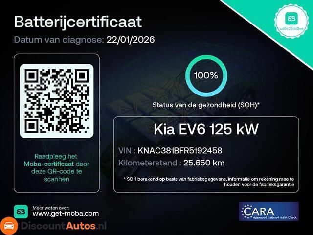Occasion Kia EV6 Light 125 kW (170 PK) 2024 Wit SUV