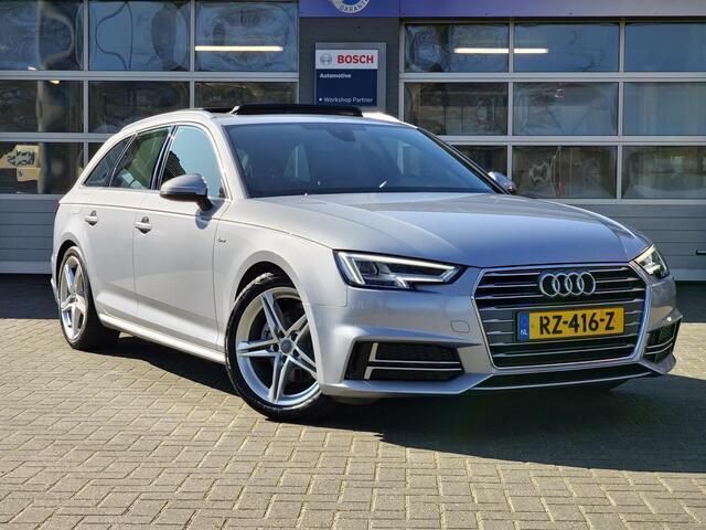 Grijs Gebruikt 2018 Audi A4 S-Line Stationwagen | € 24.950 (Iets duurder) - Afbeelding 1/4