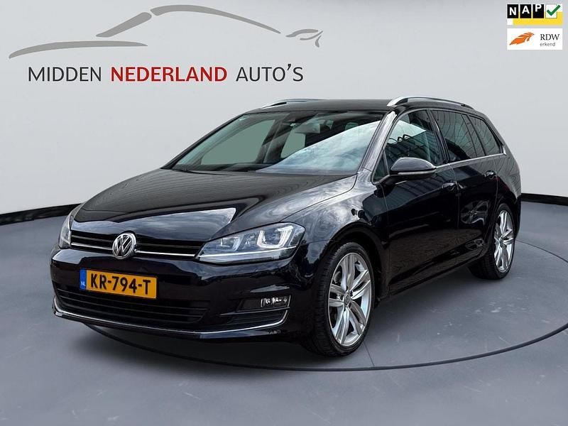 Zwart Occasion 2016 VW Golf VII Highline Stationwagen | € 9.250 (Eerlijke prijs) - Afbeelding 1/4